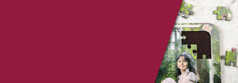 چاپ عکس روی پازل چوبی