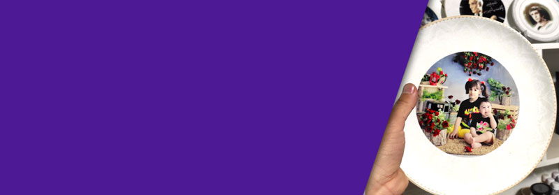 چاپ عکس روی بشقاب